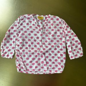 Roberta Roller Rabbit Pink Elephant Top , Size 1